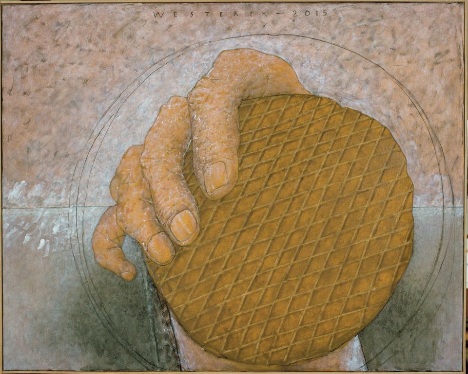 vingers en stroopwafel