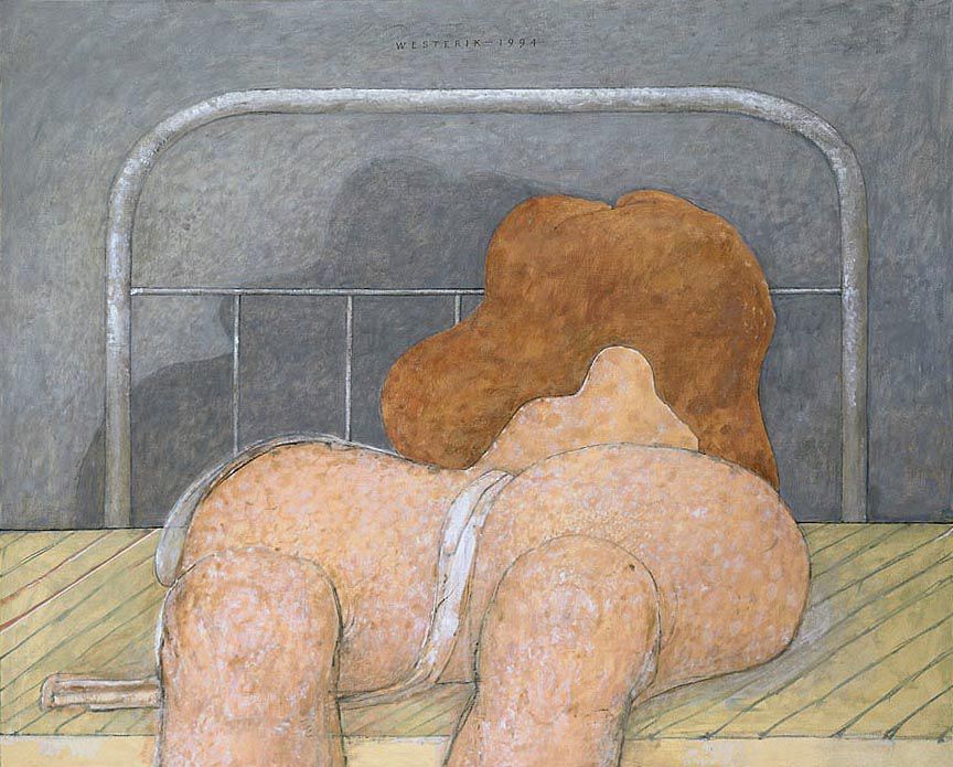 Woman on bed